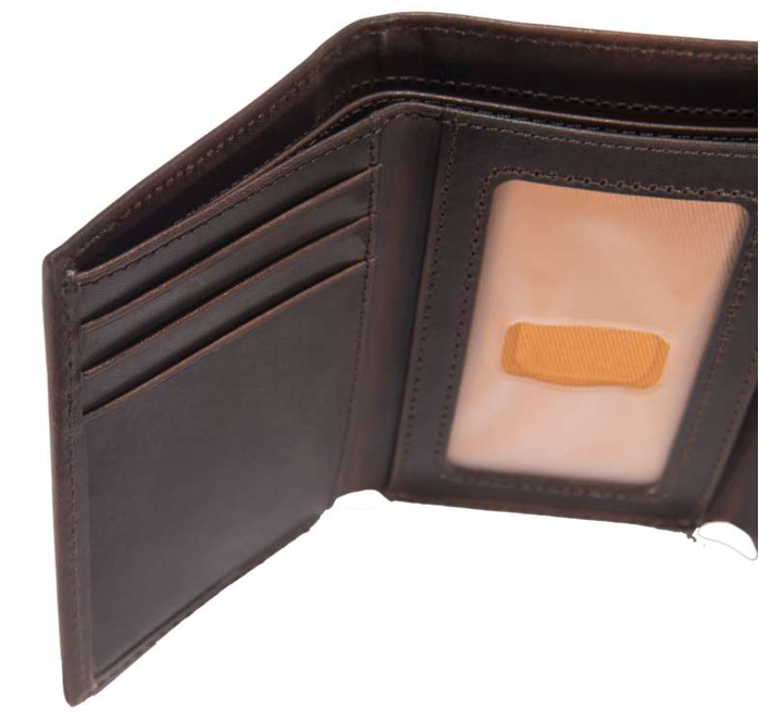 Carhartt Oil Tan Leather Trifold Wallet
