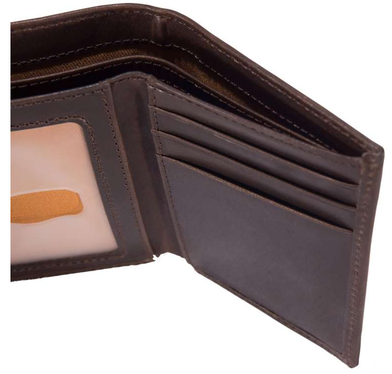 Carhartt Oil Tan Leather Trifold Wallet