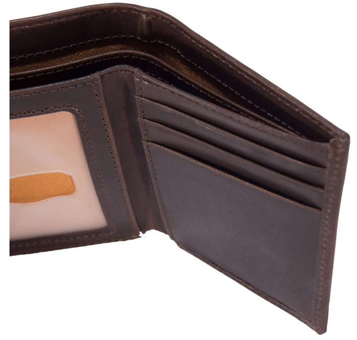 Carhartt Oil Tan Leather Trifold Wallet