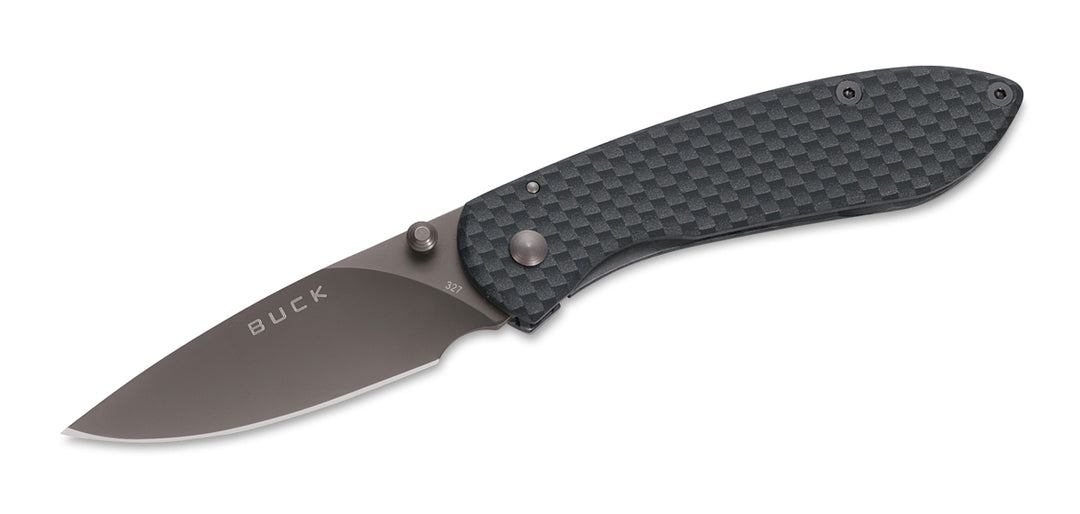 Buck 327 Nobleman Knife - Carbon Fibre