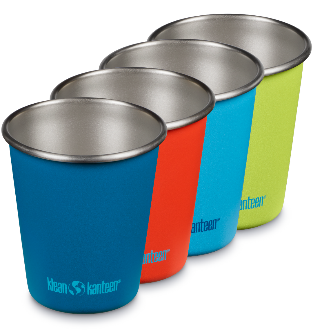 Klean Kanteen 296ml Cup 4-Pack - Stainless