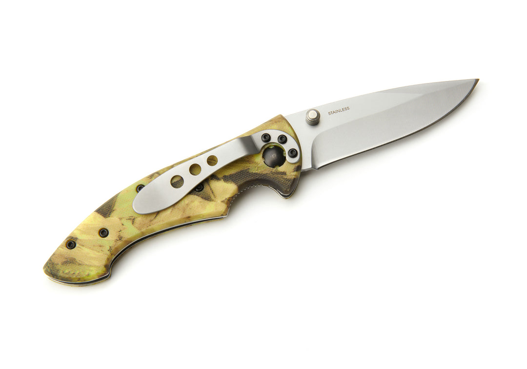 Camo Lock Knife (3")