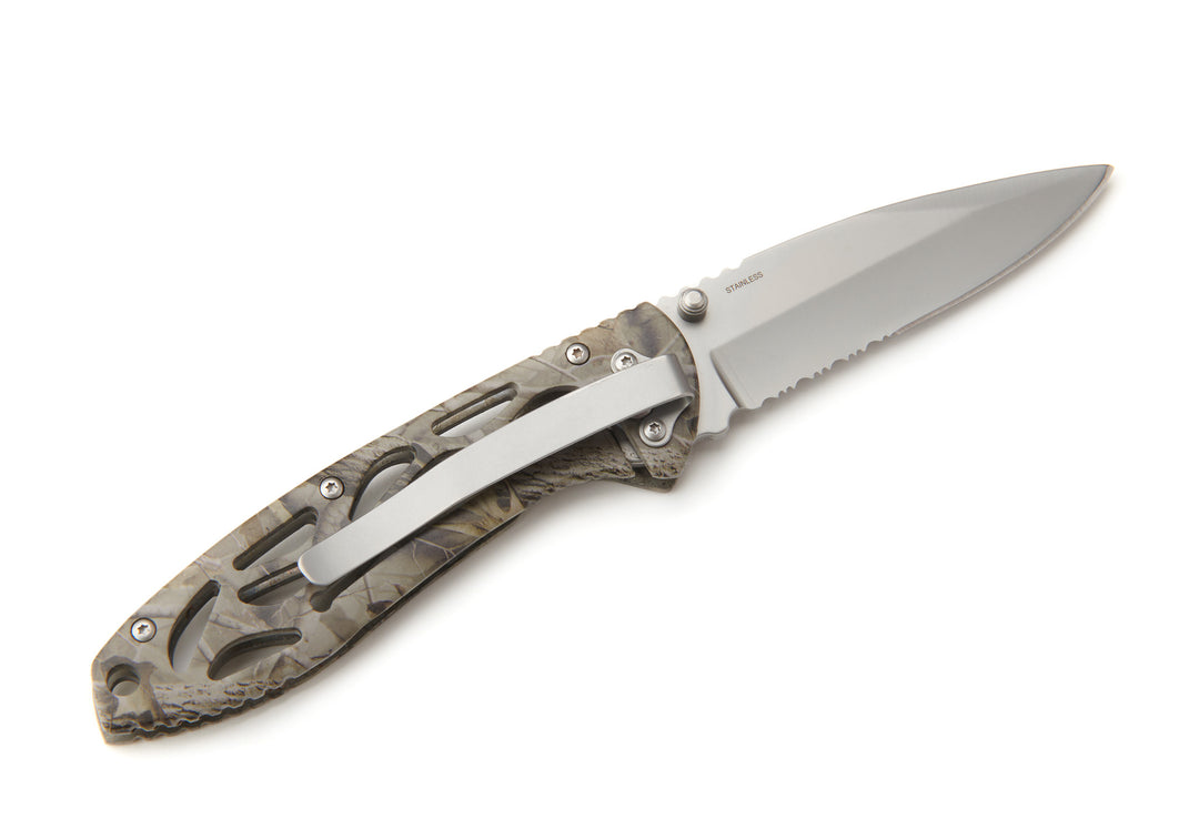 Camo Lock Knife (3.5")